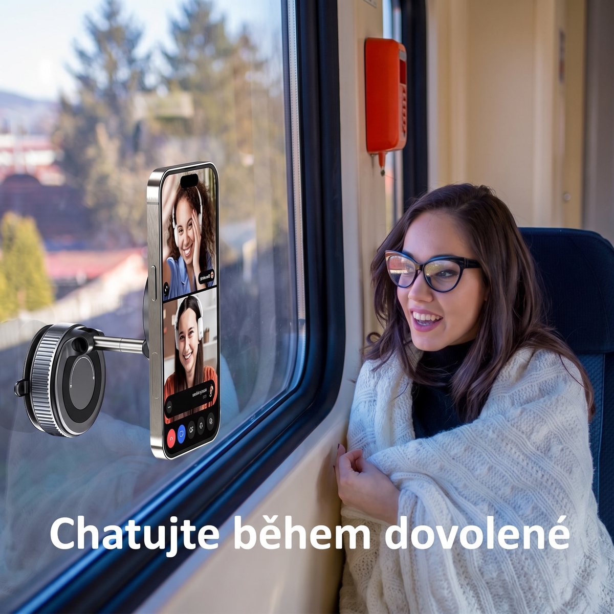 Sorvia skládací magnetický držák telefonu do auta